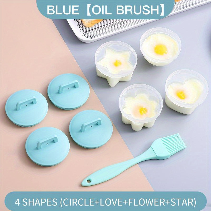Meal Prep Eggs - 4pcs Cartoon Egg Mold Set, Creative