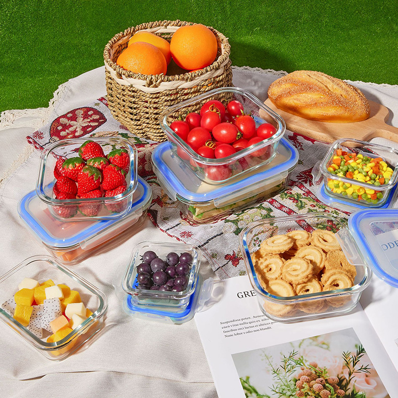 Meal Prep Lunch - Glass Meal Prep Containers Lunch Box,