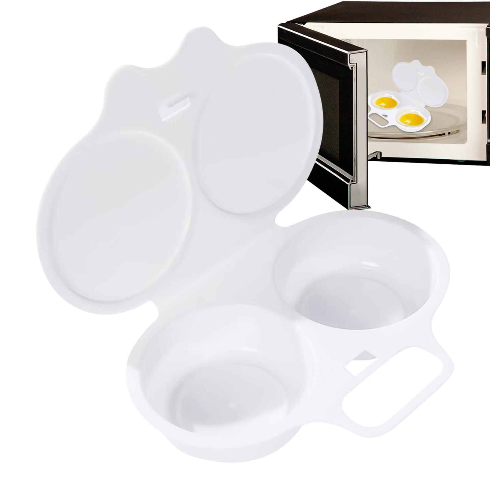 Meal Prep Eggs - Quick Poached Egg Maker Microwave Egg