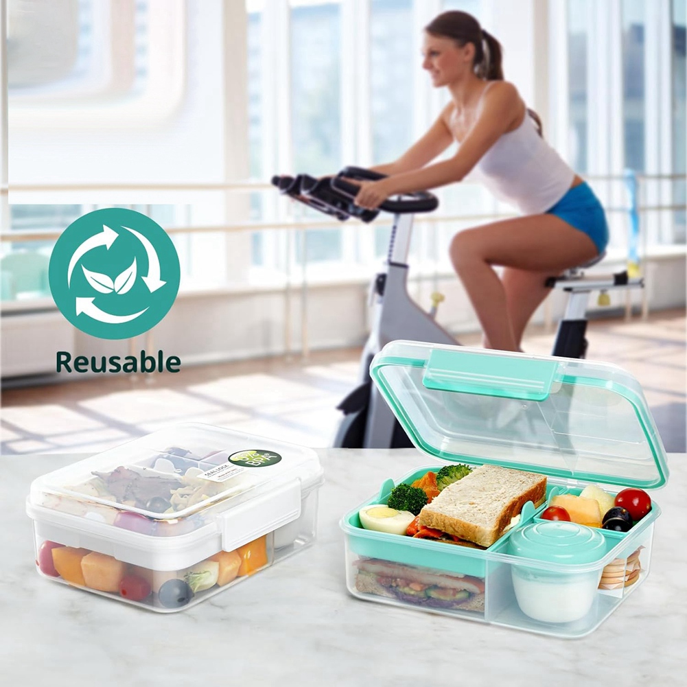 Meal Prep Lunch - AC76-Meal Prep Containers Reusable, Snackle Box