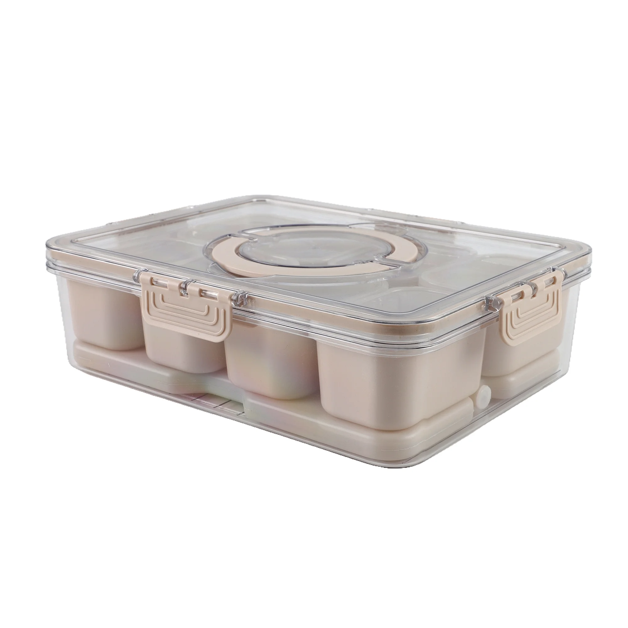 Meal Prep Lunch - 8-Compartment Snack Box Food Storage Container