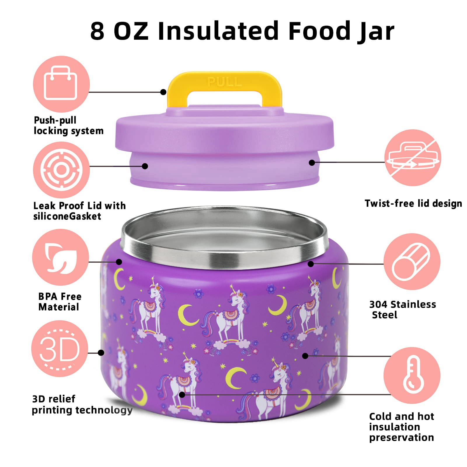 Bento Lunch Box for Kids With  - Meal Prep Lunch reseña y precio