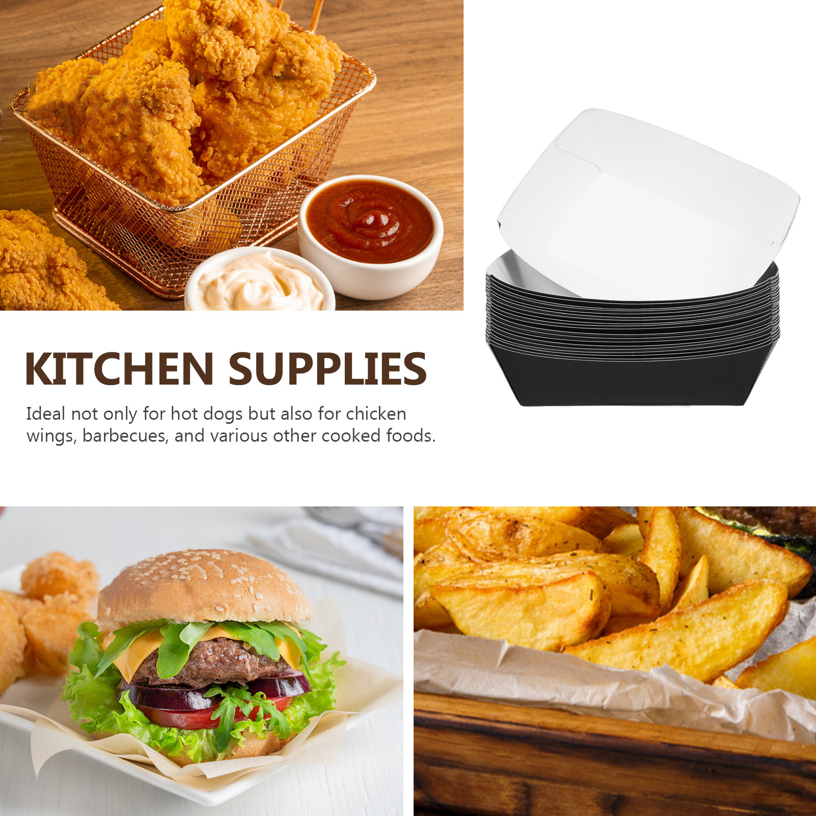 20Pcs Kraft Paper Open Top Foo - Meal Prep With Chicken reseña y precio