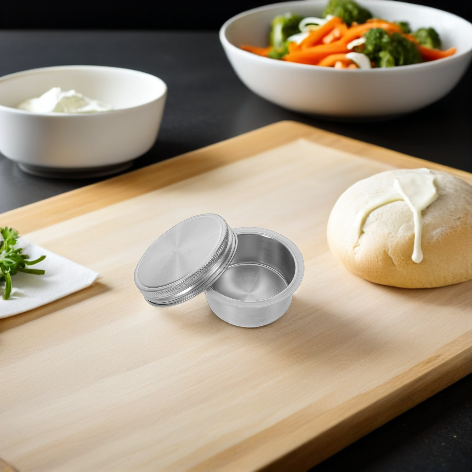 Mason Jar Divider Cup Insert w - Meal Prep Lunch reseña y precio