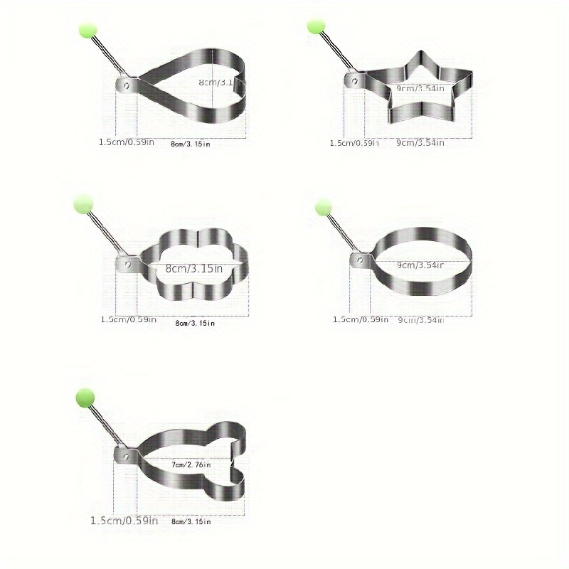 5pcs Stainless Steel Egg & Pan - Meal Prep Eggs reseña y precio