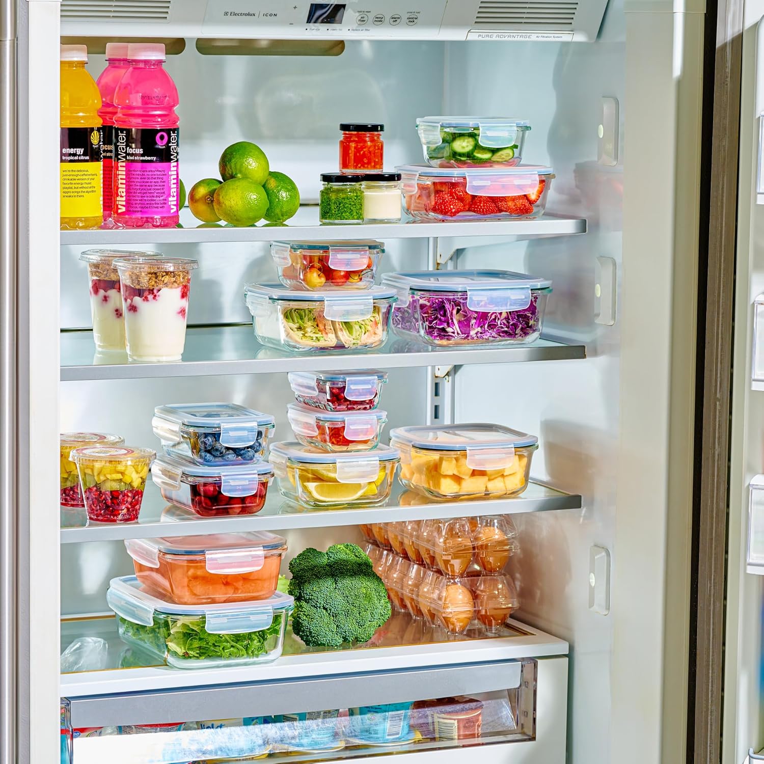 40pc Glass Food Storage Contai - Meal Prep Lunch reseña y precio
