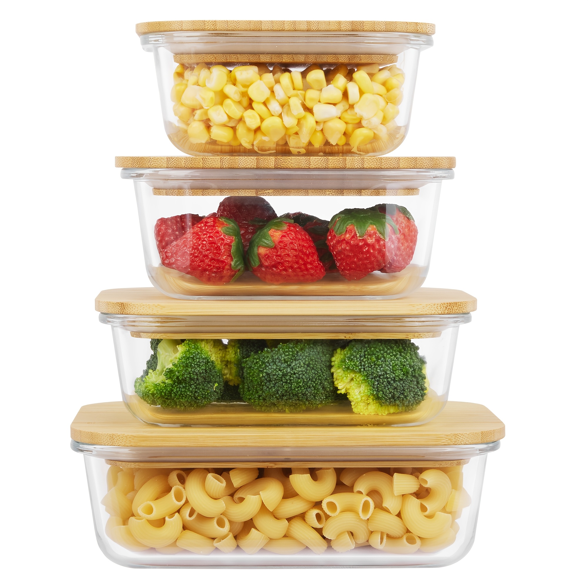 8pcs(4pcs Containers And 4pcs  - Meal Prep Lunch reseña y precio