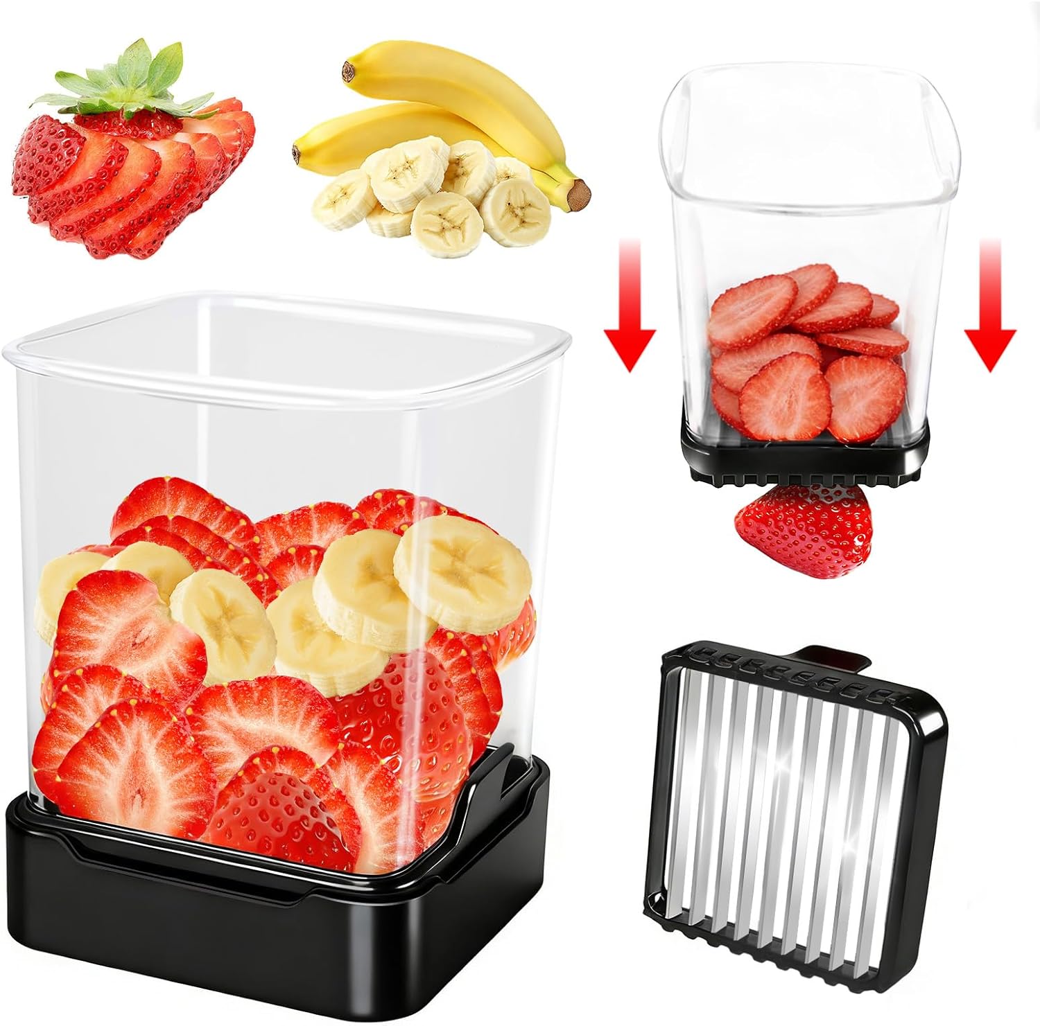 Rapid Fruit Slicer Cup - 304 S - Meal Prep Eggs reseña y precio