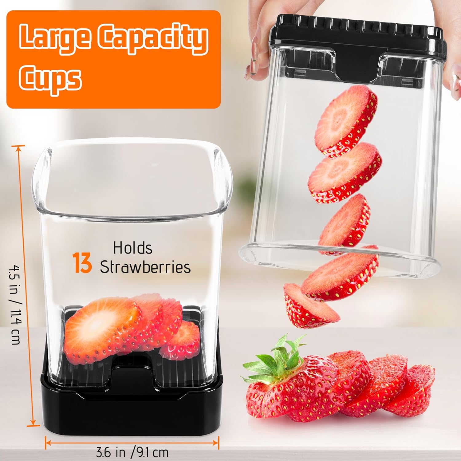 Rapid Fruit Slicer Cup - 304 S - Meal Prep Eggs reseña y precio