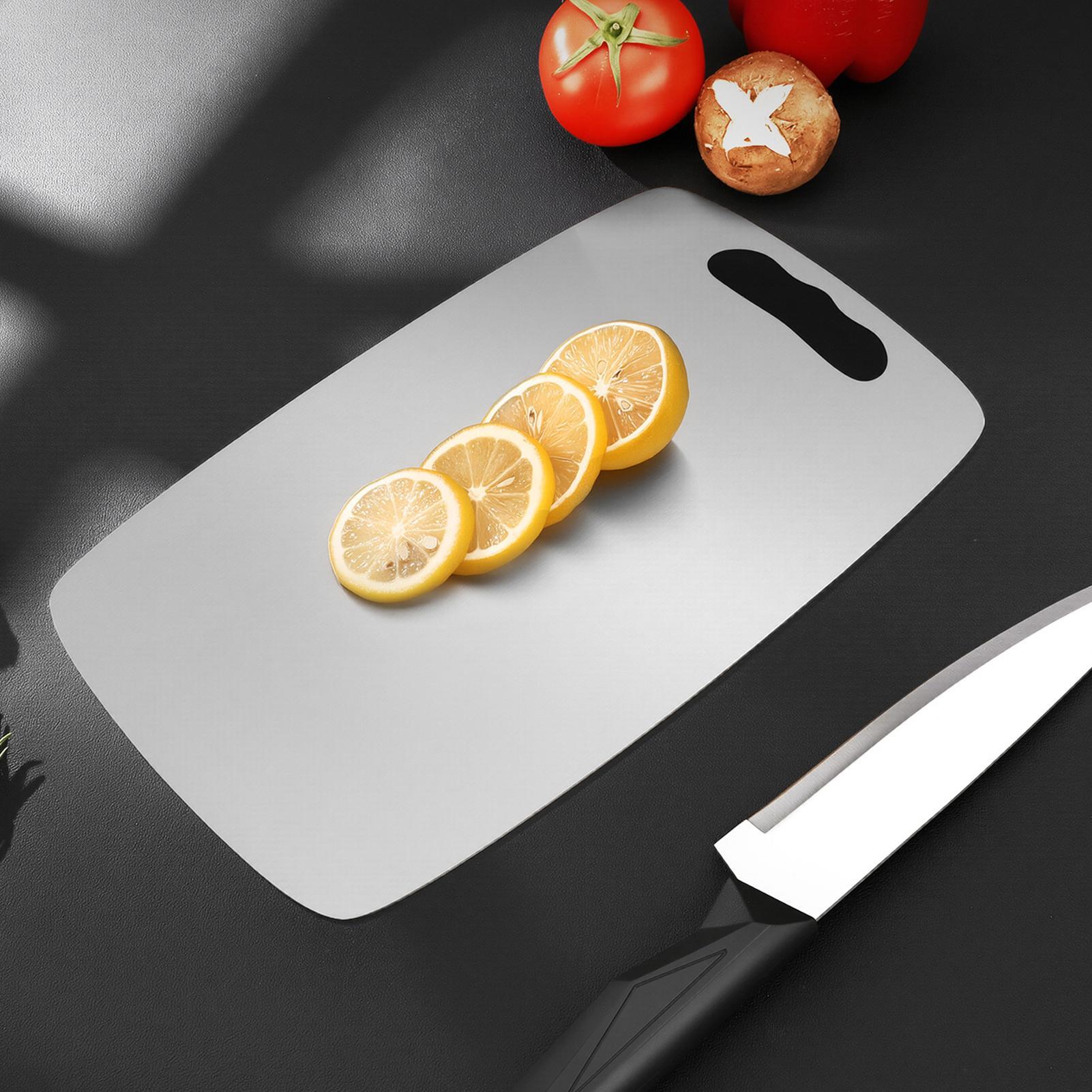 Stainless Steel Chopping Board - Meal Prep With Chicken reseña y precio