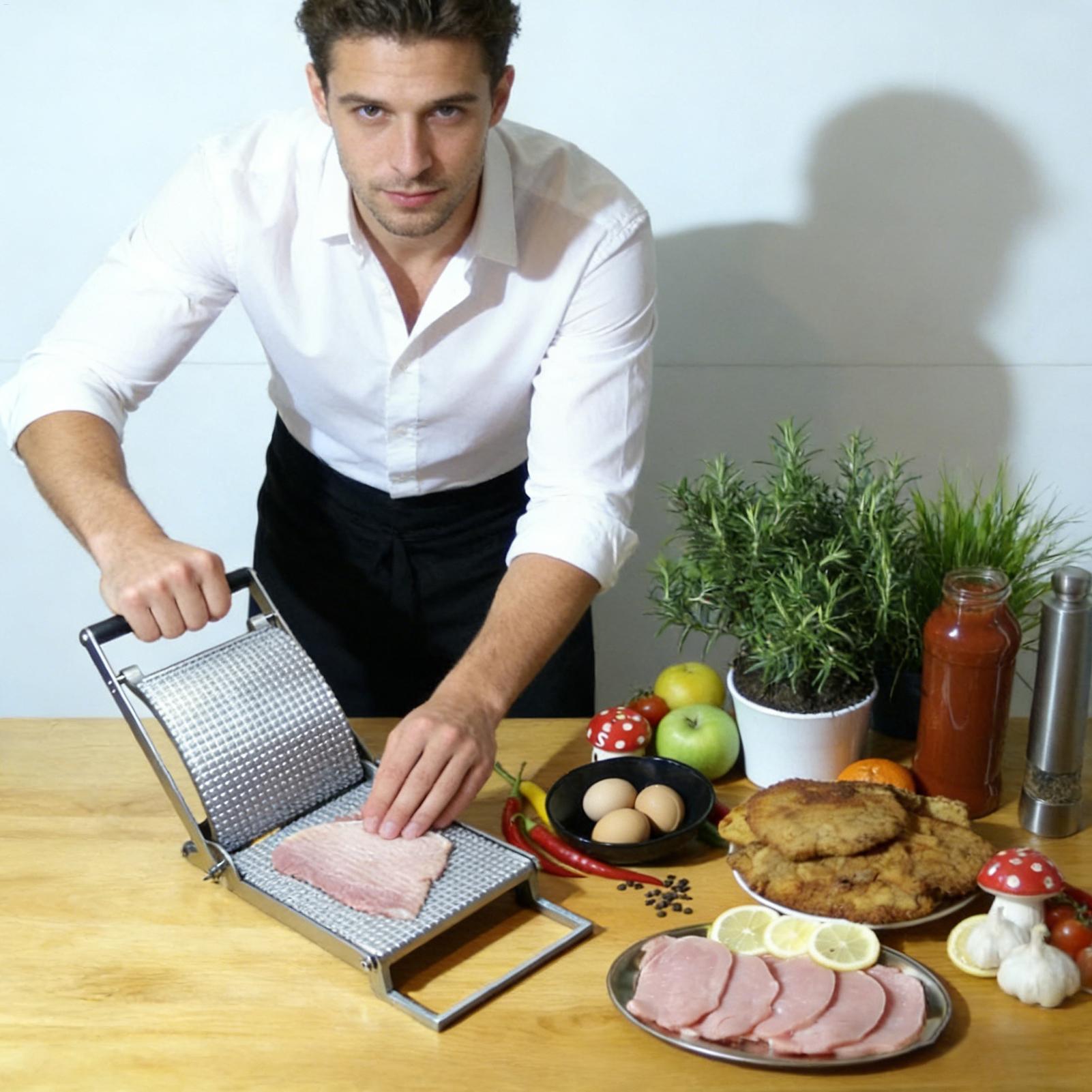 Meat Tenderizer Stainless Stee - Meal Prep With Chicken reseña y precio