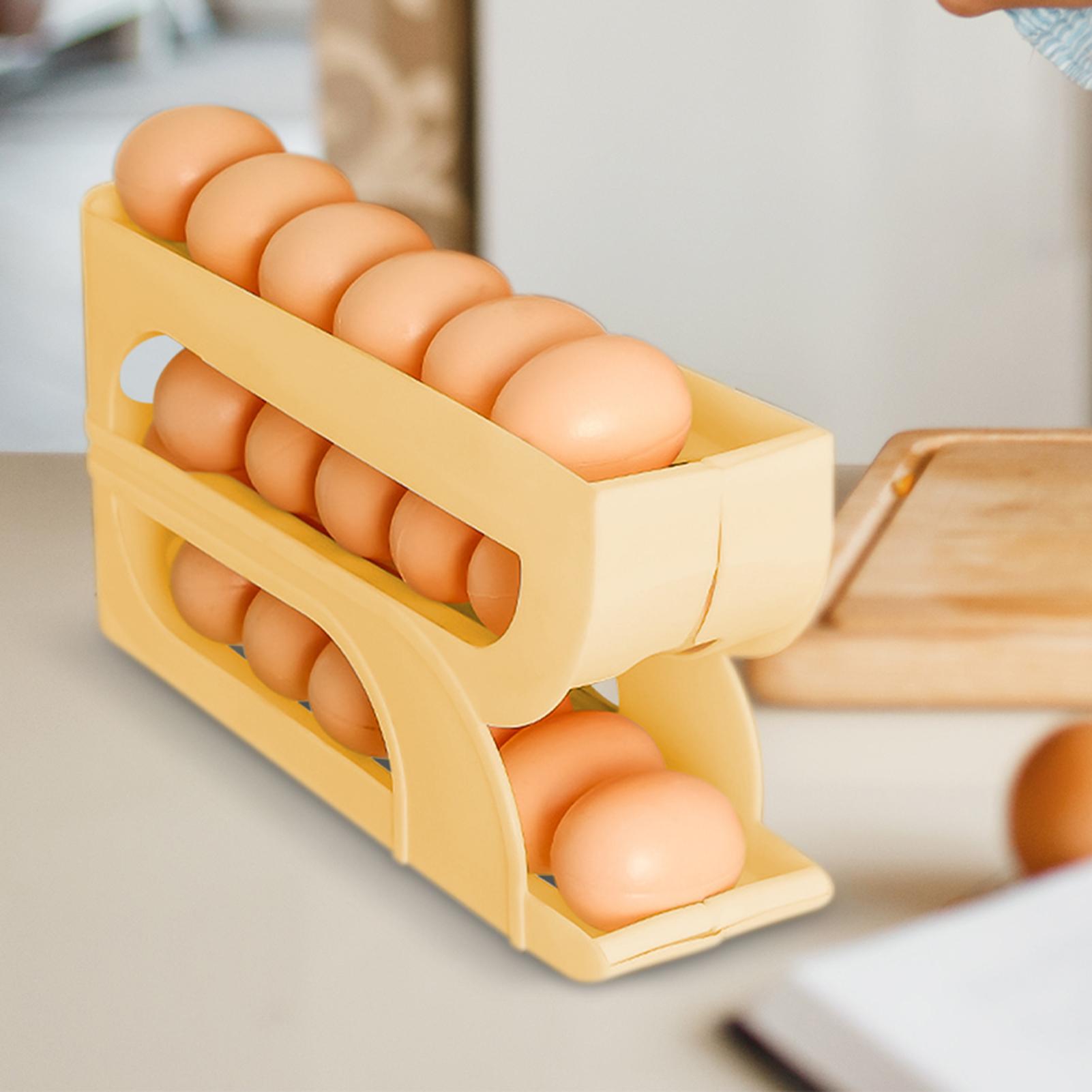 Kitchen Egg Holder 3 Tiers Aut - Meal Prep Eggs reseña y precio