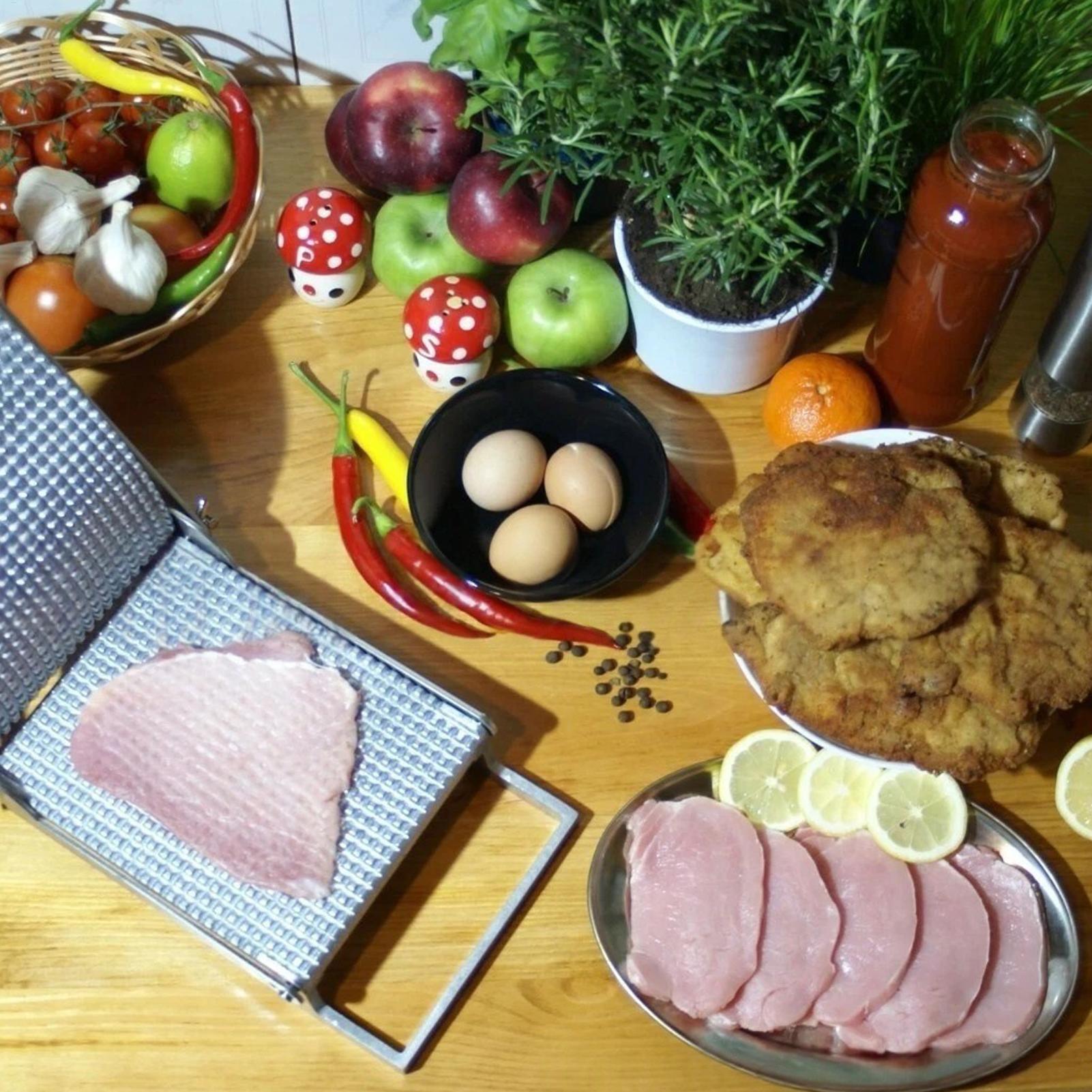 Meat Tenderizer Stainless Stee - Meal Prep With Chicken reseña y precio