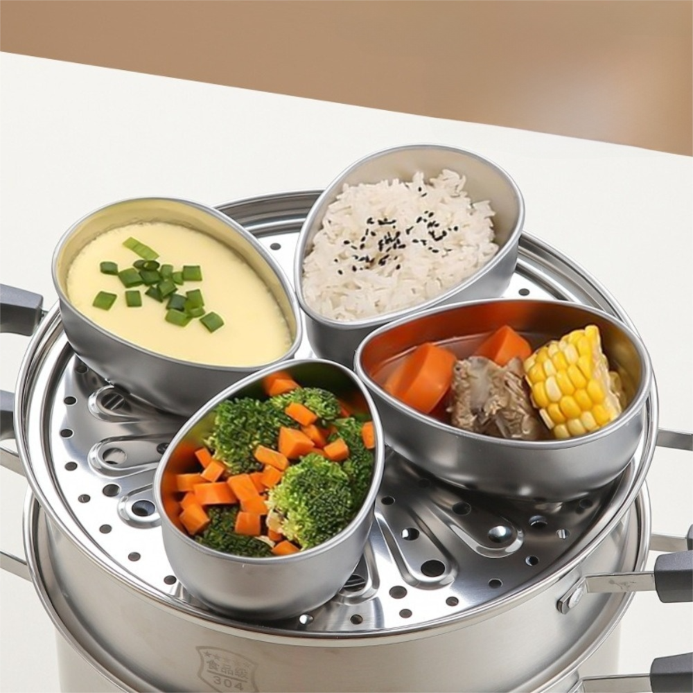 3pcs Creative Stainless Steel  - Meal Prep Eggs reseña y precio