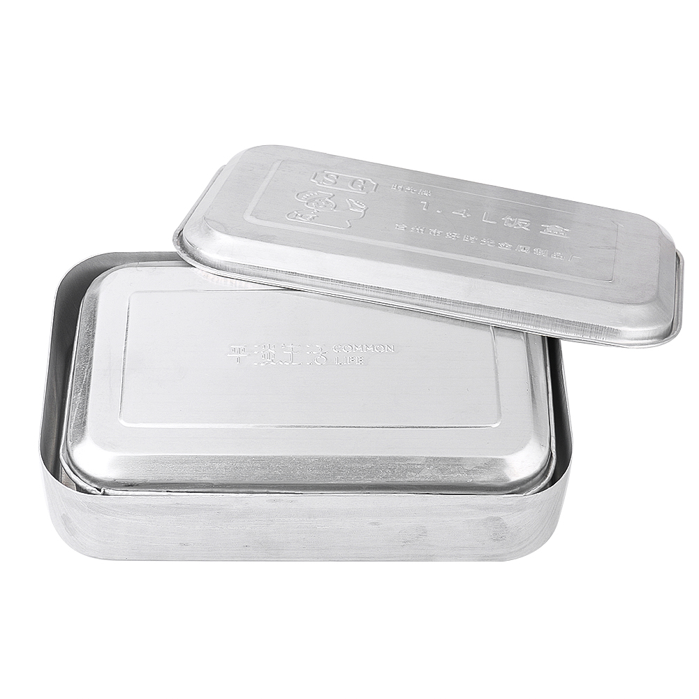 Old Aluminum Bento Box Nostalg - Meal Prep Lunch reseña y precio