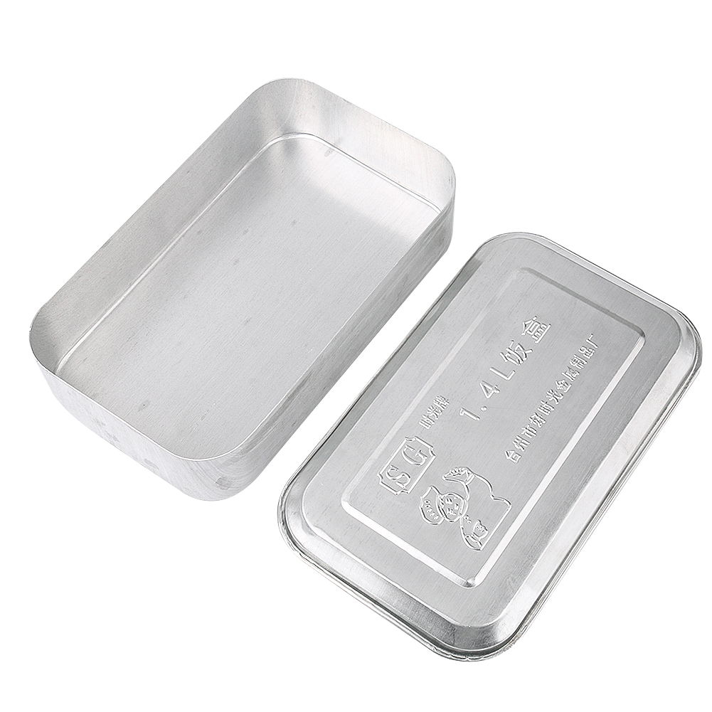 Old Aluminum Bento Box Nostalg - Meal Prep Lunch reseña y precio