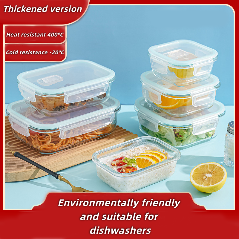 Glass Lunch Box Food Storage C - Meal Prep For A Day reseña y precio