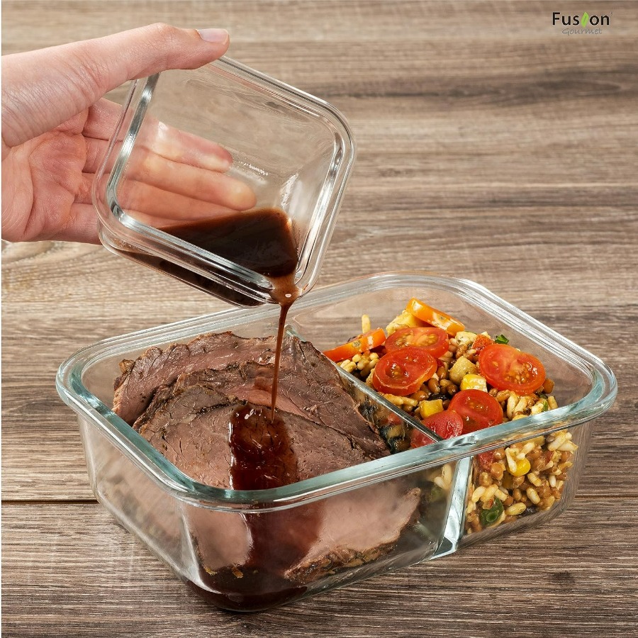 Glass Meal Prep Containers wit - Meal Prep Glass Containers With Lids reseña y precio