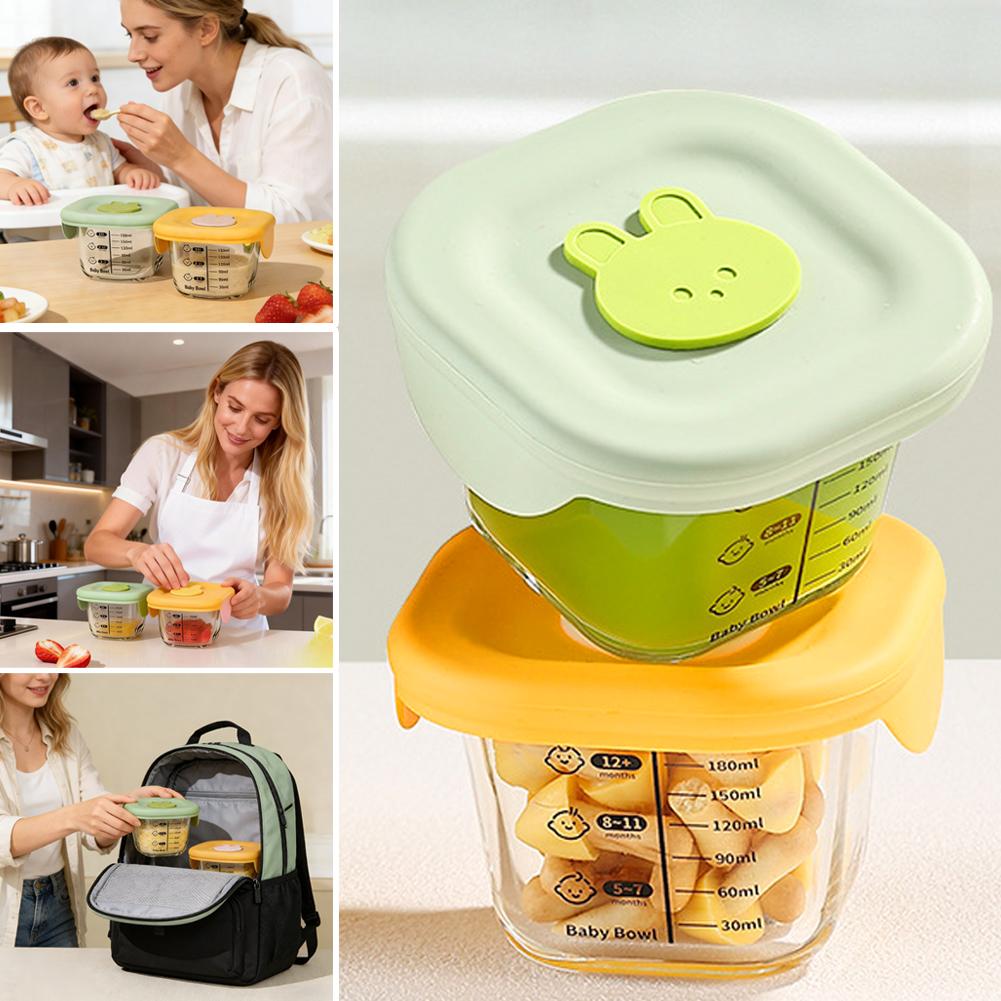 2PCS Glass Steaming Bowl Baby  - Meal Prep Eggs reseña y precio