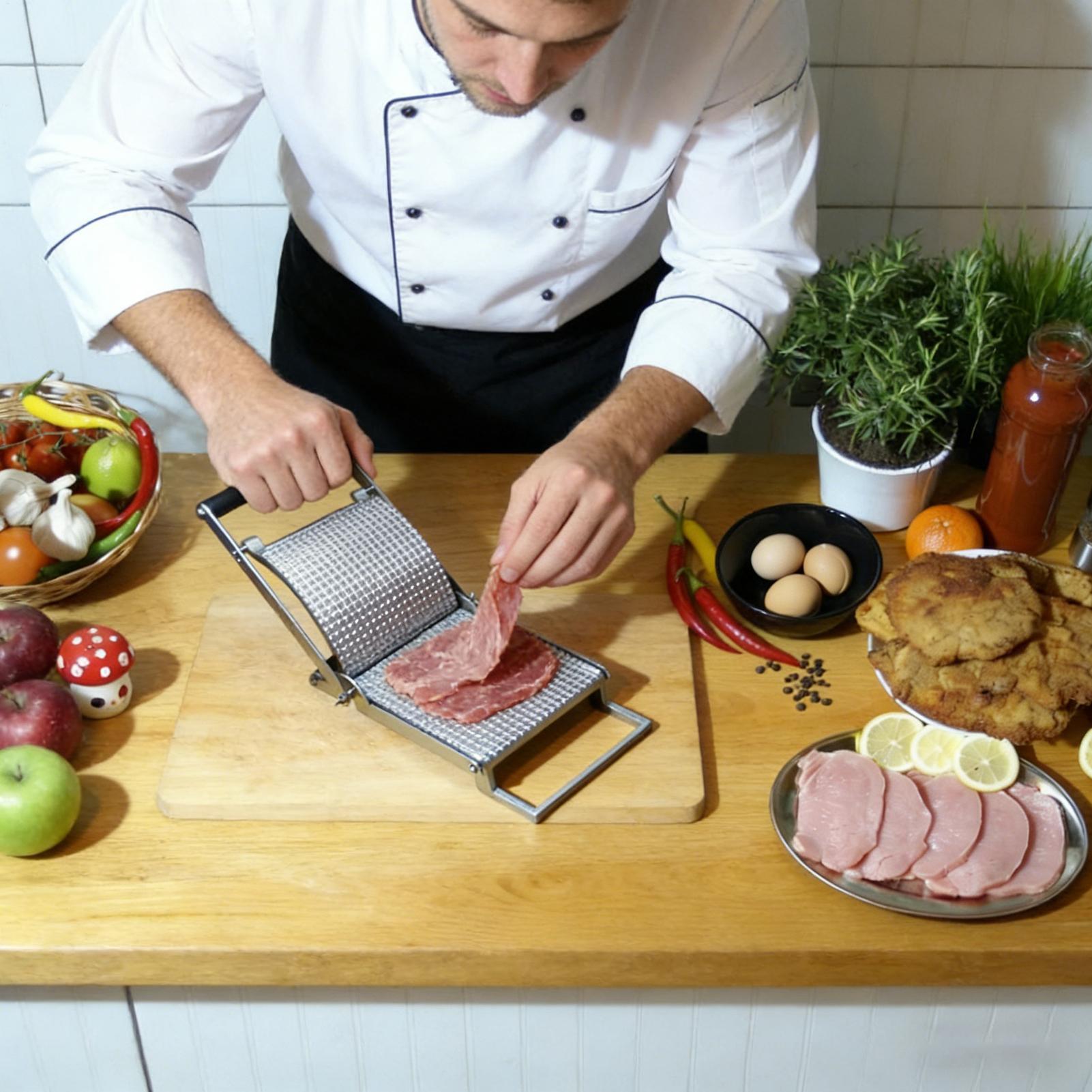Meat Tenderizer Stainless Stee - Meal Prep With Chicken reseña y precio
