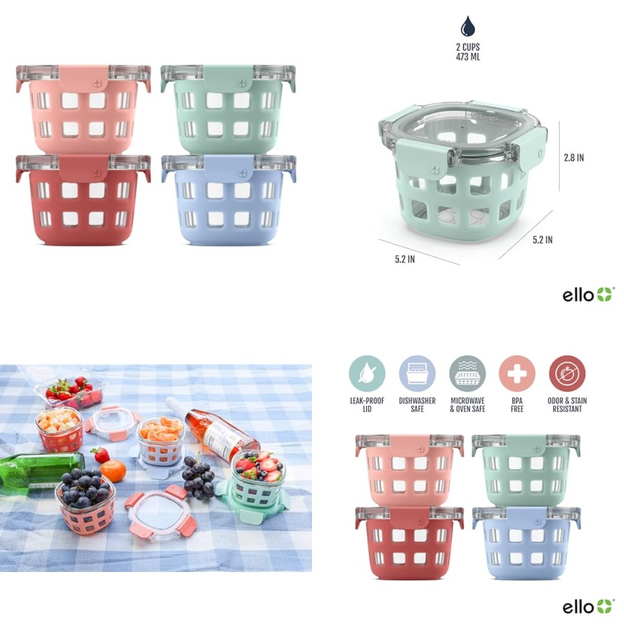 Duraglass Glass Meal Prep Sets - Meal Prep Glass Containers With Lids reseña y precio