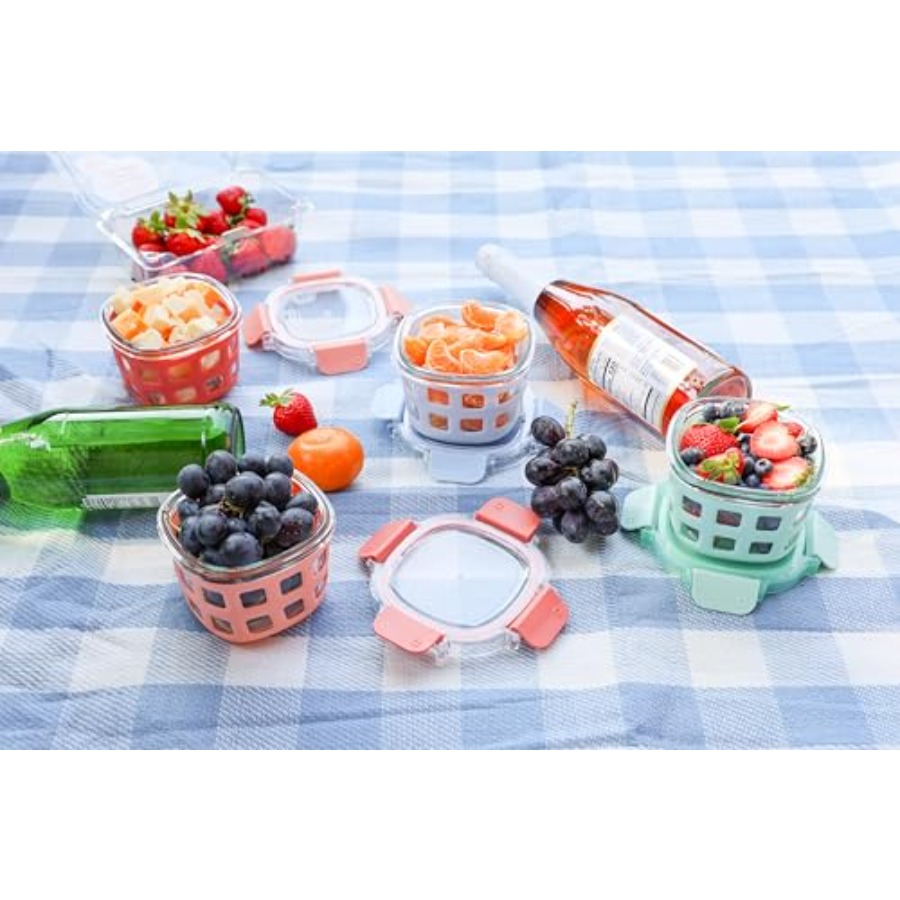 Duraglass Glass Meal Prep Sets - Meal Prep Glass Containers With Lids reseña y precio