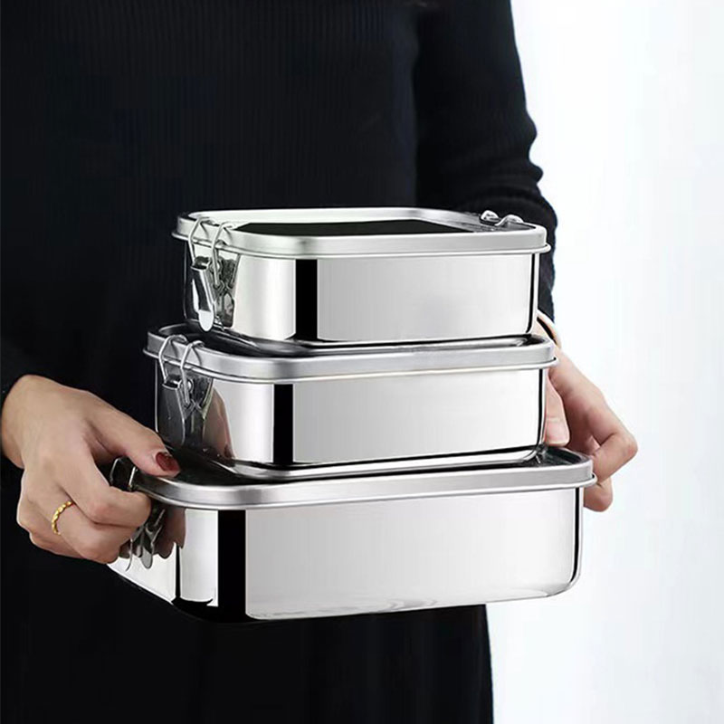 304 Stainless Steel Square Lun - Meal Prep Lunch reseña y precio