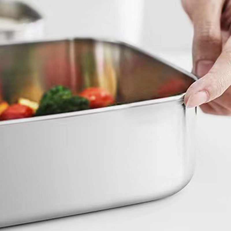 304 Stainless Steel Square Lun - Meal Prep Lunch reseña y precio