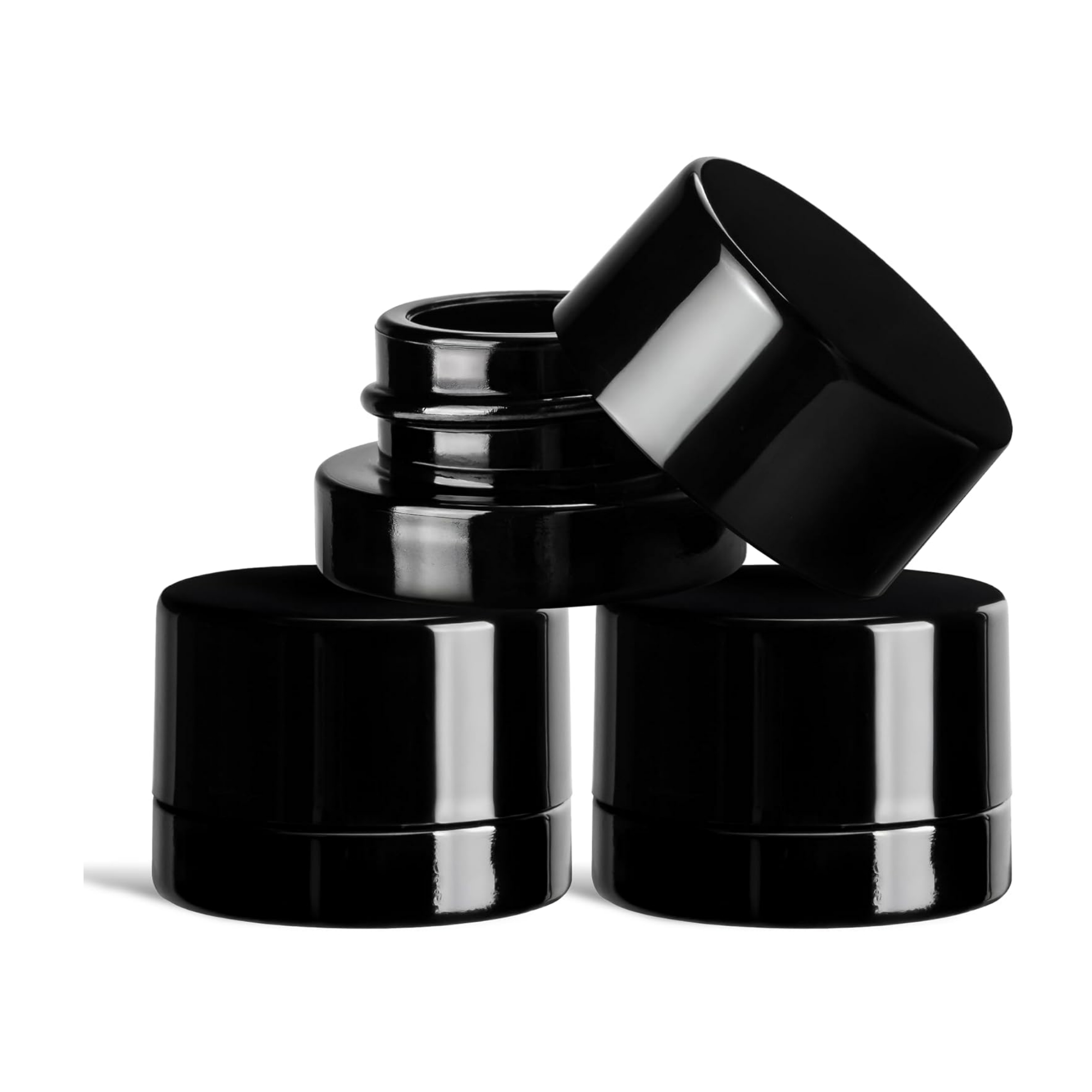 5ml Thick Black Glass Jars wit - Meal Prep Glass Containers With Lids reseña y precio