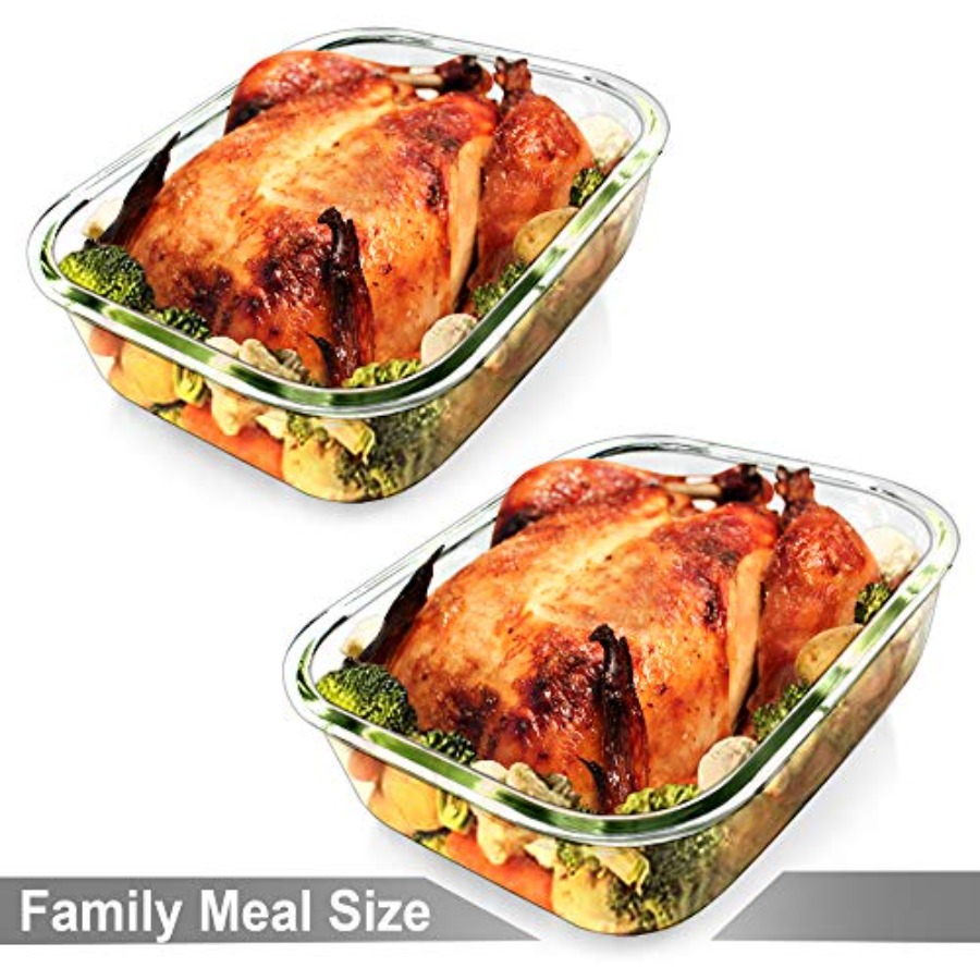 Glass Food Storage Containers  - Meal Prep Glass Containers With Lids reseña y precio