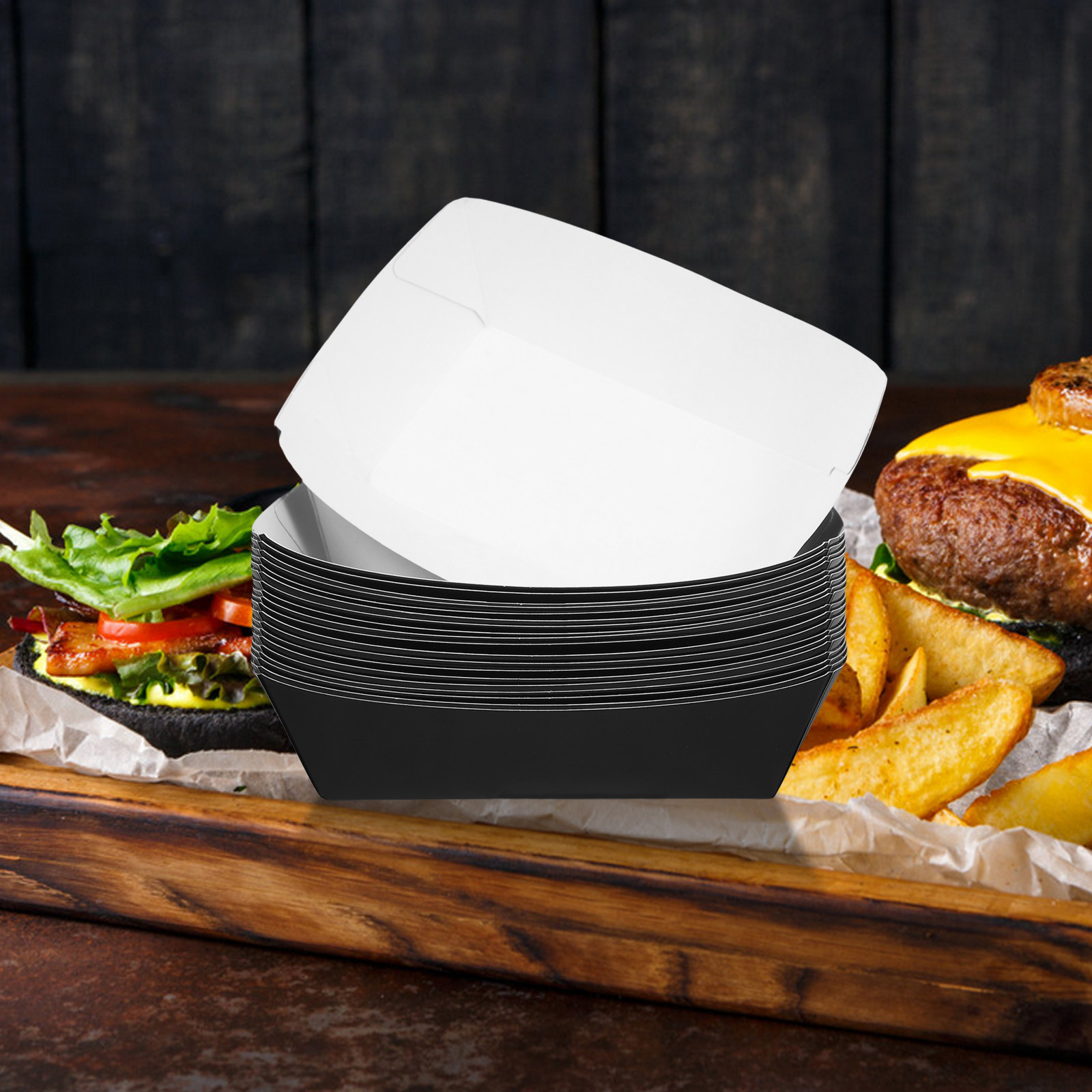 20Pcs Kraft Paper Disposable H - Meal Prep With Chicken reseña y precio
