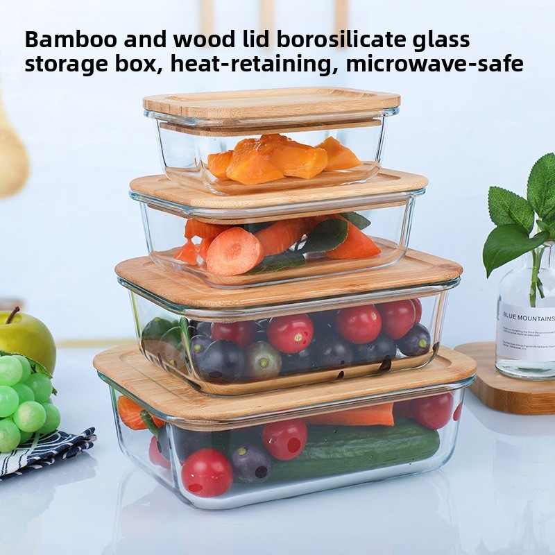 Microwave Safe Glass Lunch Box - Meal Prep Glass Containers With Lids reseña y precio