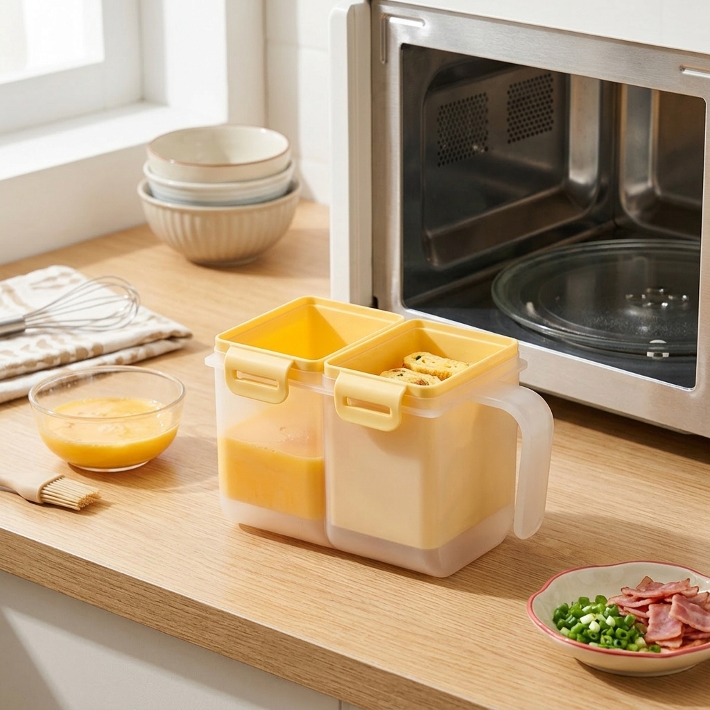 Food Grade PP Microwave Egg Mo - Meal Prep Eggs reseña y precio