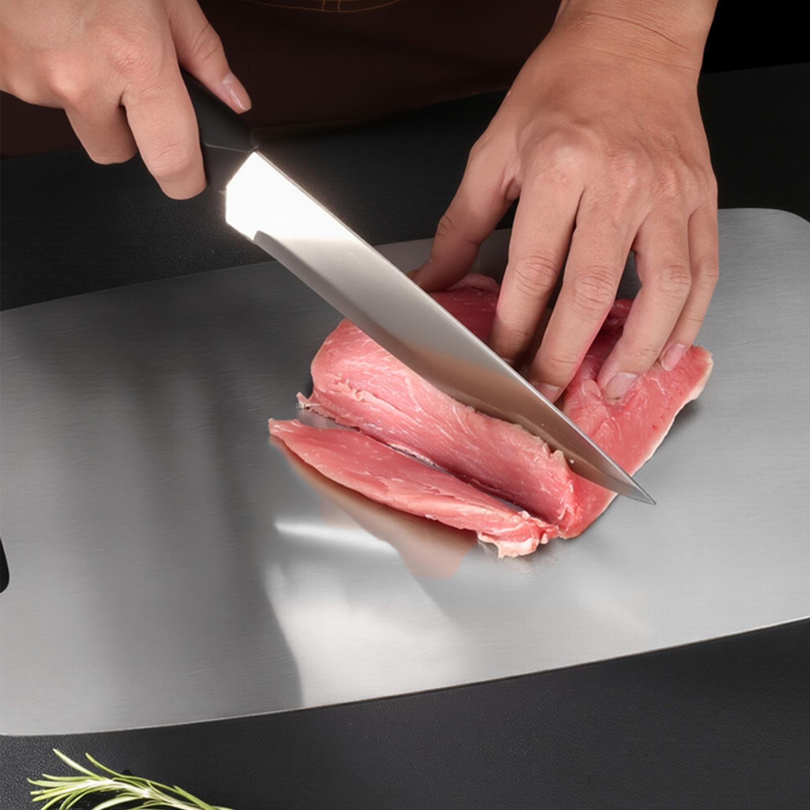 Metal Cutting Board Double Sid - Meal Prep With Chicken reseña y precio