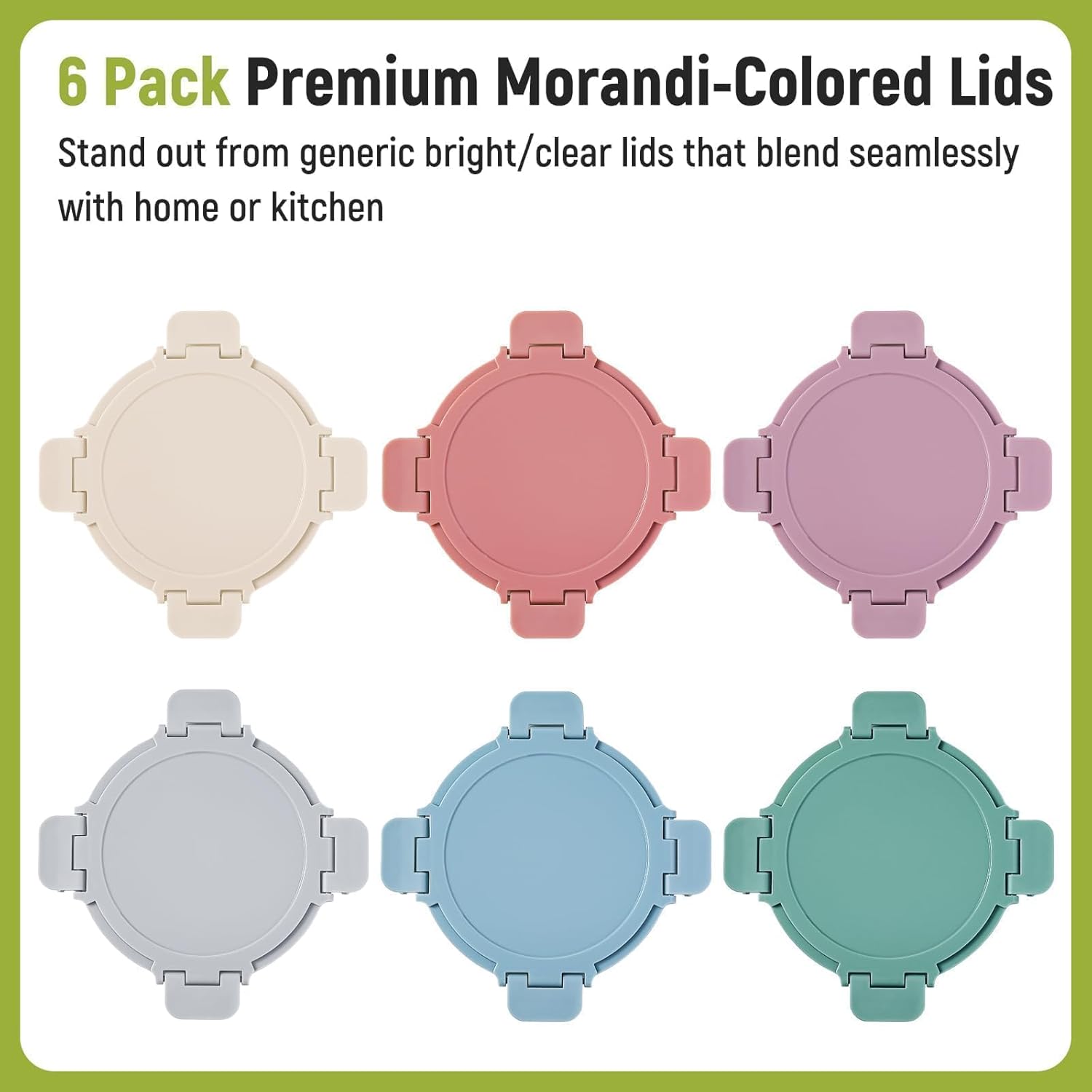 [UPGRADED LID] 6 Sets 3 Cup/24 - Meal Prep Glass Containers With Lids reseña y precio