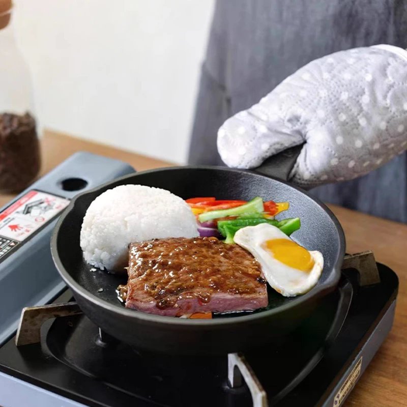 14cm Small Cast Iron Skillet N - Meal Prep Eggs reseña y precio